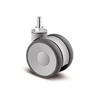 5920UAP100S70-M12x25 Smart RAL7001 - TENTE LINEA Swivel Caster