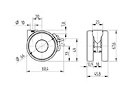 5925UAP065L51-10 - TENTE LINEA Swivel Caster-2