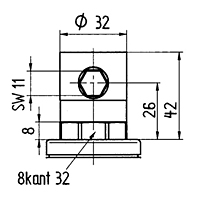 TENTE LINEA Series Hospital Bed Swivel Casters - 4