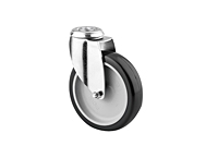 TENTE 1470 Series 2.95 Inch (in) Wheel Diameter Institutional Steel Swivel Caster (1470PAO075P30-11)