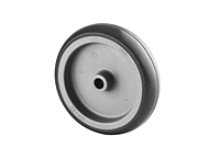 TENTE 1670 Series 3.94 Inch (in) Wheel Diameter Institutional Steel Swivel Caster (1670PIO100P30-13) - 3