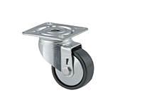 TENTE 2470 Series 0.75 Inch (in) Tread Width Institutional Steel Swivel Caster (2470UOK050P40)