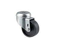 TENTE 2470 Series 0.79 Inch (in) Tread Width Institutional Steel Swivel Caster (2470UOO050P30-11)