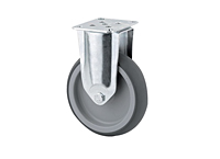 TENTE 2470 Series 2.95 Inch (in) Wheel Diameter Institutional Steel Rigid Caster (2478PIO075P60)