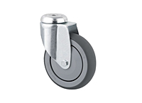 TENTE 2470 Series 2.95 Inch (in) Wheel Diameter Institutional Steel Swivel Caster (2470PIP075P30-11)