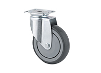 TENTE 2470 Series 3.94 Inch (in) Wheel Diameter Institutional Steel Swivel Caster (2470UAP100P52)