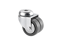 TENTE 2970 Series 1.97 Inch (in) Wheel Diameter Twin Wheel Steel Swivel Caster (2970UAK050P30-11)