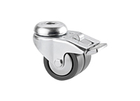 TENTE 2970 Series 1.97 Inch (in) Wheel Diameter Twin Wheel Steel Swivel Caster (2975UAK050P30-11)