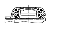 TENTE 2970 Series 1.97 Inch (in) Wheel Diameter Twin Wheel Steel Swivel Caster (2970DIK050P30-11) - 2