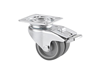 TENTE 2970 Series 1.97 Inch (in) Wheel Diameter Twin Wheel Steel Swivel Caster (2975PJO050P40)