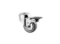 TENTE 7470 Series 1.97 Inch (in) Wheel Diameter Stainless Steel Swivel Caster (7475PJH050P30-11)