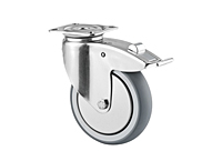 TENTE 7470 Series 2.95 Inch (in) Wheel Diameter Stainless Steel Swivel Caster (7477PJH075P40)