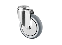 TENTE 7470 Series 2.95 Inch (in) Wheel Diameter Stainless Steel Swivel Caster (7470PJH075P30-11)