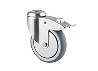 TENTE 7470 Series 2.95 Inch (in) Wheel Diameter Stainless Steel Swivel Caster (7477PJH075P30-11)