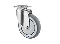 TENTE 7470 Series 2.95 Inch (in) Wheel Diameter Stainless Steel Swivel Caster (7470PJC075P40)