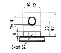 TENTE LINEA Series Stainless Steel Hospital Bed Swivel Casters - 3