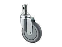 TENTE 2470 Series 3.94 Inch (in) Wheel Diameter Care Bed Swivel Caster with Central, Total and Directional Lock(2474PIP100R36-32S30)