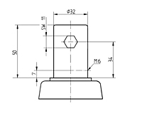 TENTE LINEA Series 4.92 Inch (in) Wheel Diameter Swivel Caster (5940UAP125R05-32 CC R9002) - 3