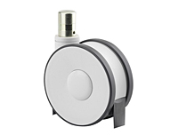 TENTE LINEA Series 4.92 Inch (in) Wheel Diameter Swivel Caster (5940UAC125R05-32 CC R9002)