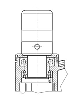 TENTE BARIATRIC Series Swivel Casters for Medical Devices - 2