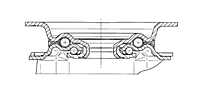 TENTE SYNTECH Series Noise Reducing Casters - 2