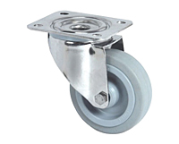 TENTE 8470 Series 3.94 Inch (in) Wheel Diameter Stainless Steel Swivel Caster (8470UFD100P62)