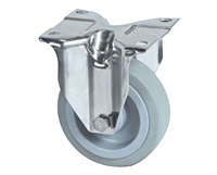 TENTE 8470 Series 3.94 Inch (in) Wheel Diameter Stainless Steel Rigid Caster (8478UFD100P62)