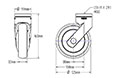 5220PJP125L51-11x29.1 - TENTE LEVINA Swivel Caster-2