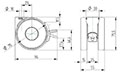 5925UAI065L51-10 RAL7001 - TENTE LINEA Swivel Caster-2