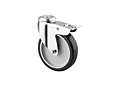 TENTE 1470 Series 2.95 Inch (in) Wheel Diameter Institutional Steel Swivel Caster with Total Lock (1477PAO075P30-11)