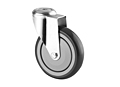 TENTE 1670 Series 3.94 Inch (in) Wheel Diameter Institutional Steel Swivel Caster (1670PIP100P30-13)