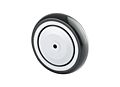 TENTE 1670 Series 3.94 Inch (in) Wheel Diameter Institutional Steel Swivel Caster (1670PIP100P30-13) - 3