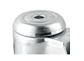 TENTE 2470 Series 0.79 Inch (in) Tread Width Institutional Steel Swivel Caster (2470UOK050P30-11) - 3