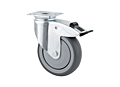 TENTE 2470 Series 3.94 Inch (in) Wheel Diameter Institutional Steel Swivel Caster (2471UAP100P52)