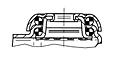 TENTE 2970 Series 1.97 Inch (in) Wheel Diameter Twin Wheel Steel Swivel Caster (2970UOO050P30-11) - 2