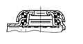 TENTE 2970 Series 1.97 Inch (in) Wheel Diameter Twin Wheel Steel Swivel Caster (2970DIK050P30-11) - 2