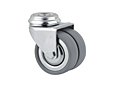 TENTE 2970 Series 1.97 Inch (in) Wheel Diameter Twin Wheel Steel Swivel Caster (2970DIK050P30-11)