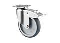 TENTE 7470 Series 2.95 Inch (in) Wheel Diameter Stainless Steel Swivel Caster (7477PIO075P40)