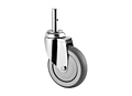 TENTE 7470 Series 3.94 Inch (in) Wheel Diameter Stainless Steel Swivel Caster (7470PJC100R05-18x62 M6/30)