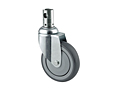 TENTE 2470 Series 3.94 Inch (in) Wheel Diameter Care Bed Swivel Caster with Central, Total and Directional Lock(2474PIP100R36-32S30)