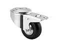 TENTE 3470 Series 3.15 Inch (in) Wheel Diameter Industrial Swivel Caster with Total Lock (3477UVH080P30-13)