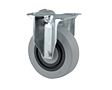 TENTE SYNTECH Series 3.94 Inch (in) Wheel Diameter Noise Reducing Rigid Caster (3478HUR100P62 gray)