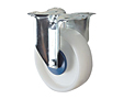 TENTE 3470 Series 3.94 Inch (in) Wheel Diameter Noise Reducing Rigid Caster (3478POS100P62)