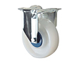 TENTE 3470 Series 3.94 Inch (in) Wheel Diameter Noise Reducing Rigid Caster (3477UOT100P62)