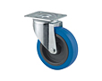 TENTE 3470 Series 3.94 Inch (in) Wheel Diameter Industrial Swivel Caster (3470UFR100P62 blue)