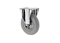 TENTE 3470 Series 7.87 Inch (in) Wheel Diameter Industrial Rigid Caster (3478DPR200P63 gray)